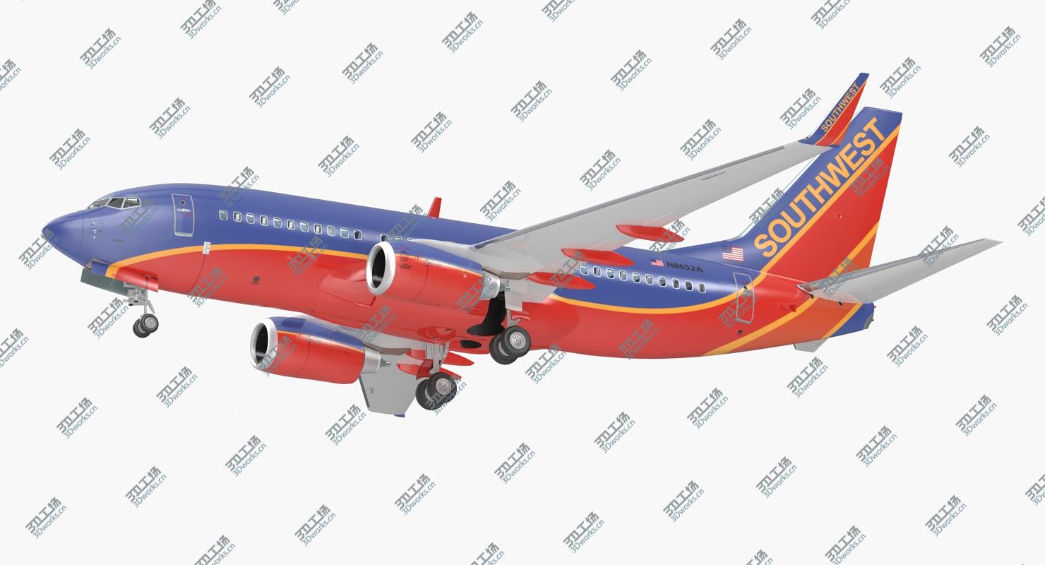 images/goods_img/2021040231/Boeing 737-700 with Interior Southwest Airlines Rigged 3D model/2.jpg